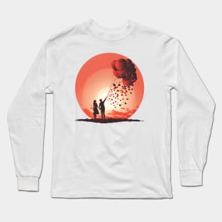 Discover True Romance: Art, Creativity and Connections for Valentine's Day and Lovers' Day Long Sleeve T-Shirt